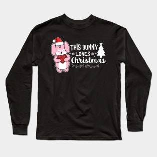 This Bunny Loves Christmas Long Sleeve T-Shirt